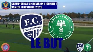 SAMEDI 11 NOVEMBRE U14 D1 FC FRANCONVILLE  FC ST BRICE LE BUT [upl. by Newo148]