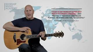 “Learn To Play Worship Guitar In Just 10 Days”  Easy To Follow System Allows Anyone To Learn [upl. by Gorlin]