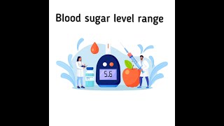 Range of blood sugar level for humans [upl. by Regdirb462]