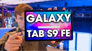 Flagship Features For Half The Price  Samsung Galaxy Tab S9 FE [upl. by Wilkie249]