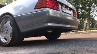 Mercedes SL 500 R129 Sound V8 exhaust mg motorsport [upl. by Celia475]