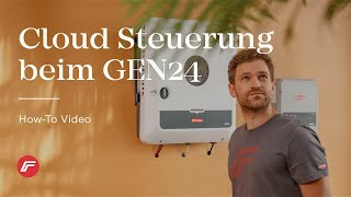 HowTo Video Aktivierung der Cloud Steuerung beim GEN24 [upl. by Linnette]