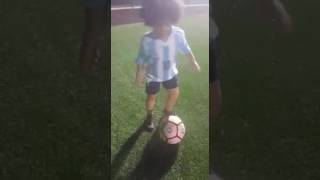 Neymars move Mia showing up soccer skills [upl. by Caitlin]