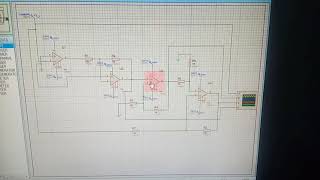onda cuadrada y senoidal con amplificadores Proteus [upl. by Esilec]