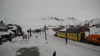 ❄️🅻🅸🆅🅴❄️The maintenance train  Activity in Finse station [upl. by Ecenahs765]