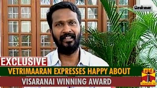 Exclusive  Vetrimaaran Expresses Happy about Visaranai winning Award in 72nd Venice Film Festival [upl. by Nibaj]