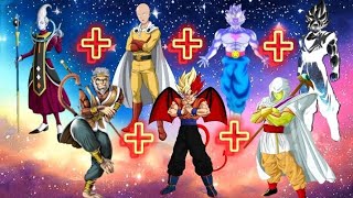 WhisSaitamaGrand Priest True formOmnipotent GokuSun Wukong Monkey KingZalamaDevil Goku Fusions [upl. by Eylk]