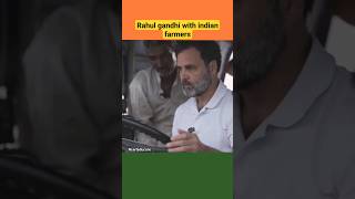 राहुल गांधी ट्रैक्टर चलाते हुए  Rahul gandhi with farmers  youtubeshorts [upl. by Annaitsirk]