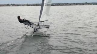 Moth sailing by Peter MACH II 20120607mp4 [upl. by Leuqar]