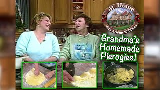 Making HOMEMADE PIEROGIES with Pattis 90 YearOld Grandma [upl. by Verene]