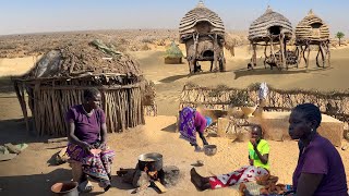 Morning Routine of Africa Women  Daily Life  Africa Village Life My Fast Vilog [upl. by Yretsym421]