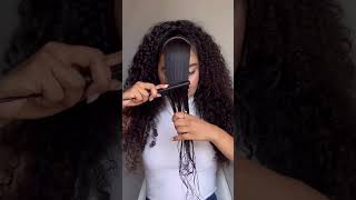 PENTEADO muito FÁCIL para CABELO CACHEADO 👩🏽‍🦱😲😳 SE INSCREVASE [upl. by Kurr385]