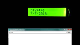 Arduino Realtime Clock LCD 16x2 with DS1307 and LCD1602 [upl. by Aisitel]