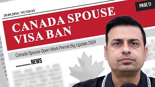 Spouse Visa Big Update  Canada Visa Updates 2024  Rajveer Chahal [upl. by Nyliram763]