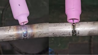 Proper Settings for TIG Welding SmallBore Pipes [upl. by Aridni]