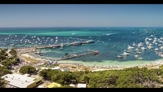 Finish Line Live  South32 Rottnest Channel Swim 2023 [upl. by Eckel612]