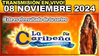 Caribeña día Resultado CARIBEÑA DIA del VIERNES 08 de noviembre de 2024 [upl. by Joyann]