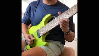 Kiesel Osiris OM 8 MultiScale kieselguitars kieselosiris acidgreen [upl. by Dranyl]