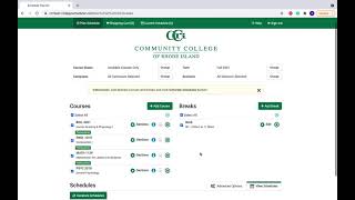 College Scheduler [upl. by Airuam]