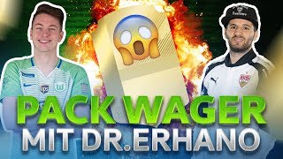 100K PACK WAGER VS DRErhano Fifa 18 Ultimate Team [upl. by Dyrraj]