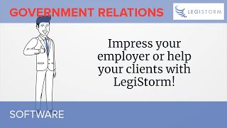 Government Relations Software  LegiStorm Pro [upl. by Kacey]