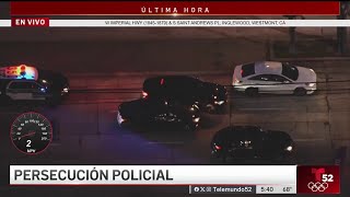 En vivo Persecución policial en Los Ángeles [upl. by Lynelle978]