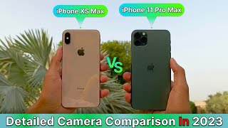 IPhone 11 Pro Max vs IPhone XS Max in 2023🔥Detailed Comparison in Hindi⚡️ Camera Test  PUBG Test [upl. by Trefor]