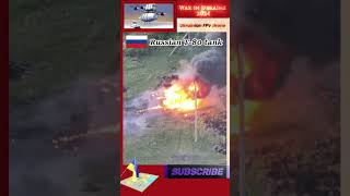 Instant detonation of a Russian T 80 tank shorts [upl. by Ynomrah591]