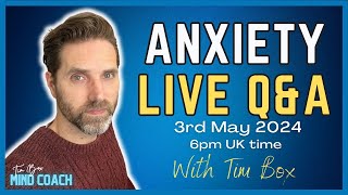 Live ANXIETY QampA  Ask A Therapist About Anxiety [upl. by Jezebel269]