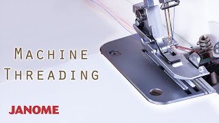 Machine Threading for MYLOCK 454D Sailing Line [upl. by Skipper]