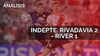 INDEPENDIENTE RIVADAVIA 2  RIVER 1  ANALISIS [upl. by Ilysa]