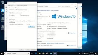 Windows 10  how to disable paging file pagefilesys [upl. by Oderfodog]