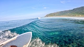 Epic Morning Surf in Bali Glassy Waves amp Stunning Sunrise Vibes [upl. by Coridon666]