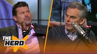 Mark Schlereth talks Patriots and Eagles after Super Bowl LII  THE HERD [upl. by Lowis410]