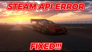 How To FIX Steam API Error UPDATED  Assetto Corsa  Content Manager [upl. by Eda]