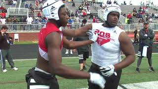 Quentin Williams Highlights 71 Rivals Camp Series Charlotte 2018 [upl. by Leuqer]