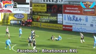 William Mbo vs Alost Proximus league 13 Avril 2015 [upl. by Auqemahs]