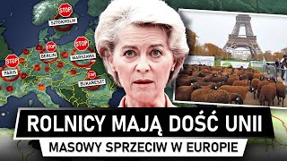 Rolnicy w EUROPIE mają DOŚĆ  zablokują WSZYSTKIE STOLICE [upl. by Ylro]