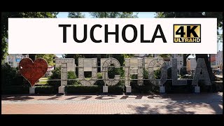 Tuchola  Poland in 4K walking tour [upl. by Assilam]