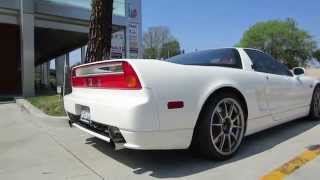 White 1991 Acura NSX [upl. by Aicelaf]