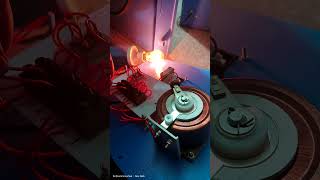 how to check if there is a fault in potters wheel via 100 watts bulb reels shorts potterswheel [upl. by Notsej978]