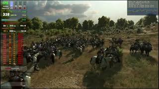 Mount And Blade 2 Bannerlord  1000 Battle Size  1080P Max Settings  RX 7900 XTX and 7800X3D [upl. by Truda35]