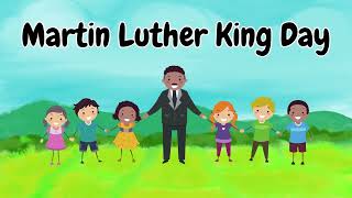 MARTIN LUTHER KING Day EDUCATIONAL VIDEO for CHILDREN [upl. by Zerep]