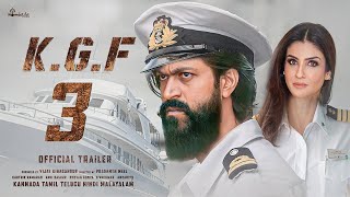 KGF Chapter 3 Trailer  Yash  Prabhas  Prashanth Neel  Raveena Tandon Update [upl. by Layor419]