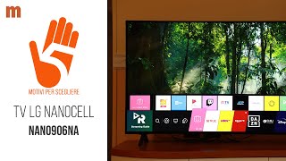 TV Nanocell 55quot LG NANO906NA UHD 4K con AI la recensione [upl. by Manfred444]