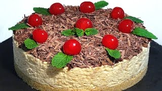 Tarta de turrón de Jijona sin horno  Recetas de cocina paso a paso tutorial Loli Domínguez [upl. by Odell114]