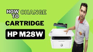 Replace toner cartridges  HP LaserJet Pro MFP M28 printer  HP Support [upl. by Hayse]