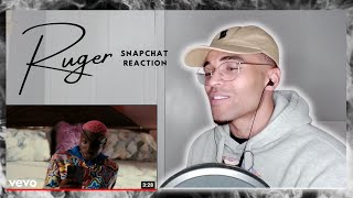 Ruger  Snapchat  MUSIC REACTION JAYOK Reacts [upl. by Tawney]