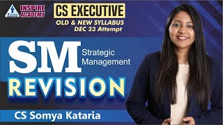 SM REVISION  LECTURE 4 CS EXECUTIVE OLD SYLLABUS DEC 23  CS SOMYA KATARIA [upl. by Myo]