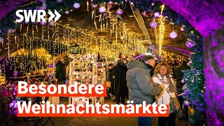 Weihnachtsmarkt mal anders – vier kleine Weihnachtsmärkte die einen Besuch lohnen  SWR Treffpunkt [upl. by Keelby44]